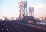 Lift bridge over the Harlem River.